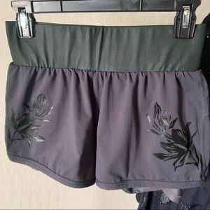Fabletics athletic gray shorts